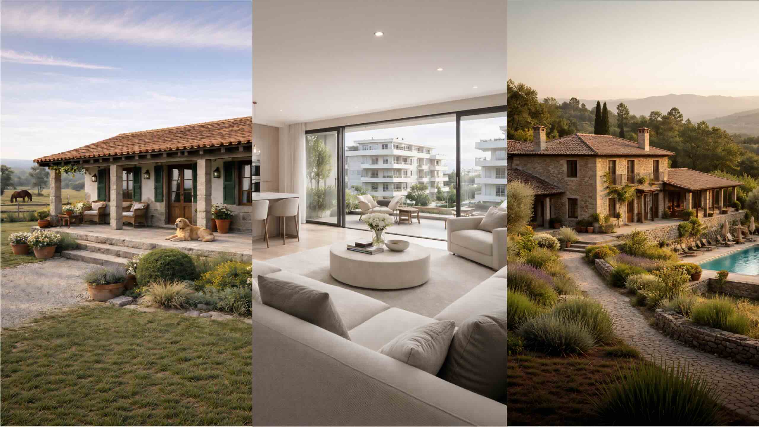 Range of homes available in Viseu, Portugal